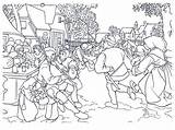 Pintores Bruegel Pieter Maestra Coloriage Pintura sketch template