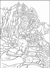 Coloring Nature Wilderness sketch template