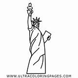 Estatua Libertad Ultracoloringpages sketch template