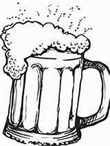 Beer Mug Printablecolouringpages sketch template