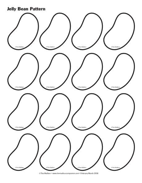 jelly bean coloring page