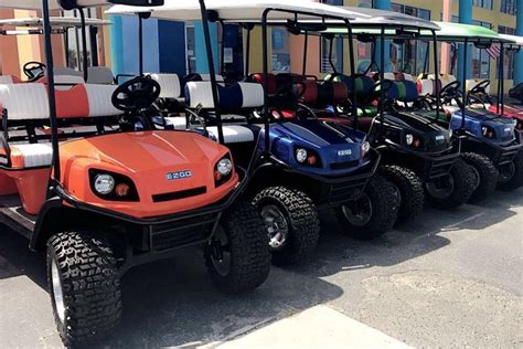 hour golf cart rental  south padre island   passengers