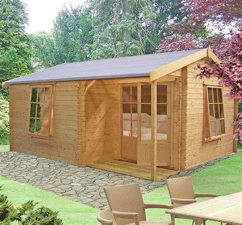 gardenstyle azay  log cabin  shed