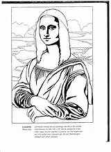 Renaissance Pages Coloring Mona Lisa Getdrawings Getcolorings Drawing sketch template