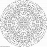 Mandala Getcoloringpages Enregistrée sketch template