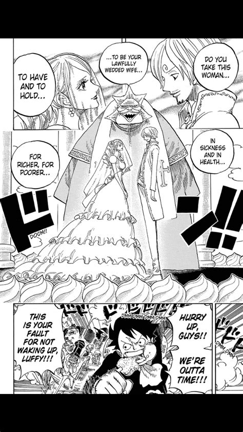 sanji and pudding s wedding one piece manga one piece ship