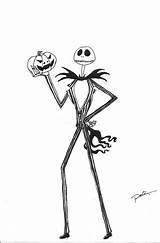 Jack Skellington Pumpkin Holding Coloring King Christmas Nightmare Before Deviantart Pages Clipart Halloween Printable Drawings Print Scary Library Search Popular sketch template