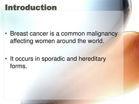 Ppt Genetics And Molecular Biology In Breast Cancer Powerpoint