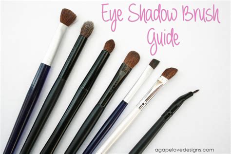 agape love designs eye shadow brush guide
