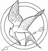 Hunger Mockingjay Katniss Pages Panem Drawinghowtodraw Mocking Zeichnen Everdeen Catching Fan Peeta sketch template