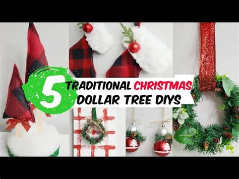 dollar tree christmas decor traditional christmas