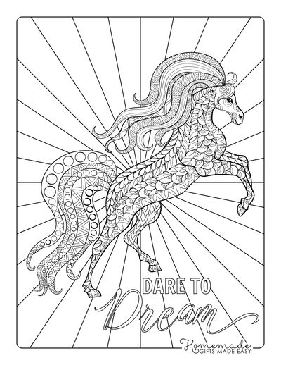 horse coloring pages  kids adults  printables