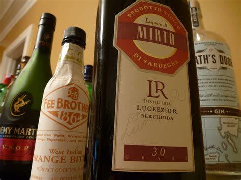 liquore  mirto cocktails mirto myrtle berry liqueur sardinia