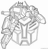 Optimus Prime Transformer Transformers Kids Coloring4free Colorare Autobots Decepticon sketch template