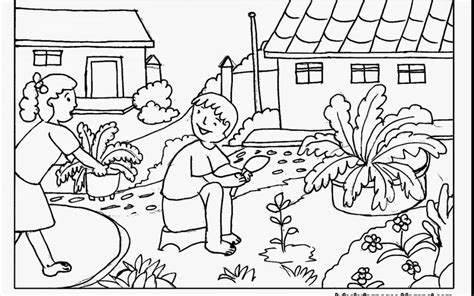garden coloring pages  getdrawings