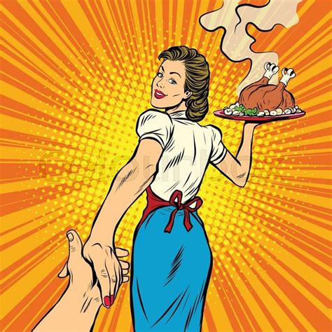 thanksgiving vector illustration pop art food pop art retro vector