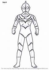 Ultraman Victory Drawingtutorials101 sketch template