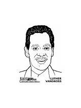 Luther Vandross sketch template