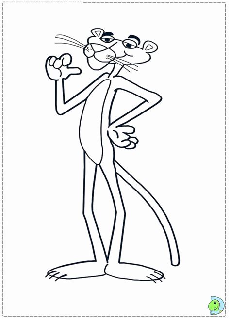 coloring pages pink panther coloring home