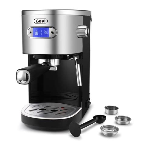 gevi  bar espresso machine coffee maker  ltank black  good