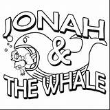 Jonah Coloring Pages Bible Getcolorings Whale sketch template