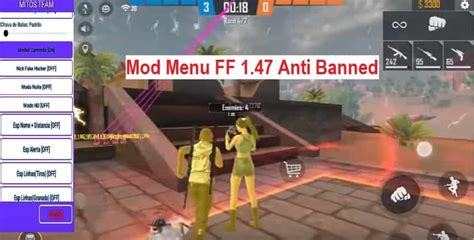 mod menu ff  apk anti banned min