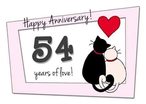 happy  wedding anniversary  cats  love card ad ad