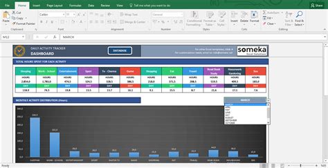 Daily Activity Tracker Template Printable Excel Daily Tracker Template