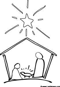 simple nativity drawings  paintingvalleycom explore collection