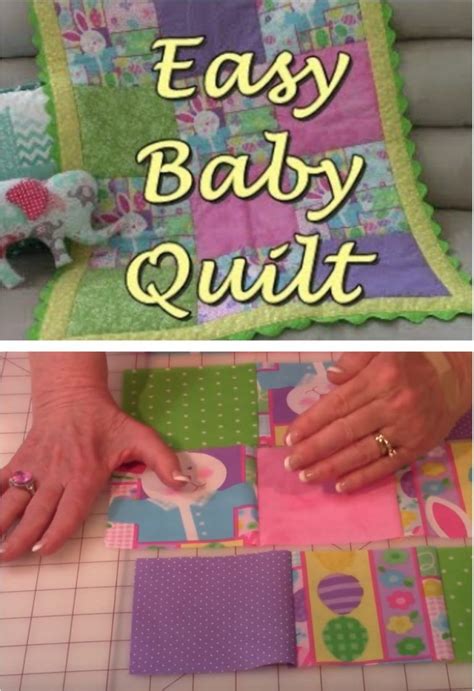 easy baby quilt video  whoot baby quilts easy