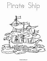 Pirate Ship Coloring Print Tracing Ll Twistynoodle Favorites Login Add sketch template