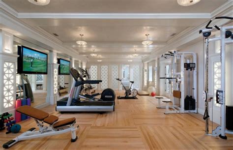 luxury home gyms homes   rich