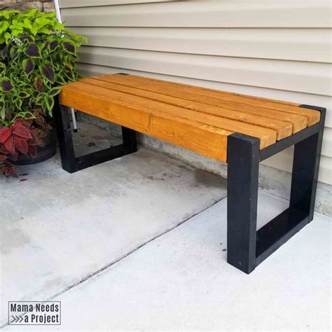 simple 2x4 bench plans in 2020 diy wood bench wood