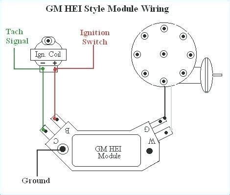 sbc hei distributor wiring diagram wire automotive
