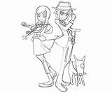 Thief Rhythm Phantom Dance Coloring Doggie Pages Another Couple Surfing sketch template