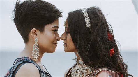 Together Forever Indian Lesbian Couple Noora And Adhila Pose As