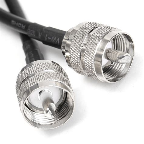 pc uhf pl male  male plug coax coaxial cable   cm rg soldered alexnldcom