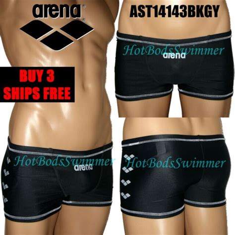 arena ast14143bkgy men s low rise swimwear swimming trunks shorts