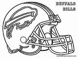 Coloring Nfl Helmet Pages Football Logo Teams Buffalo Printable Sports Logos College Drawing Outline Helmets Cowboys Colts Bay Packers Green sketch template