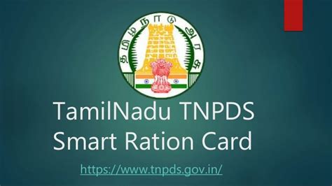 tnpds smart ration card status check  apply  attnpdsgovin