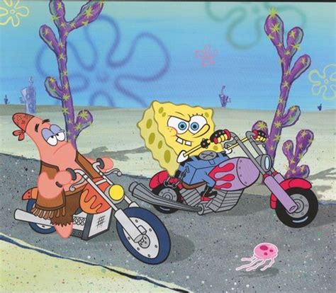 motorcyclers stephenhillenburg spongebobsquarepants on nickelodeon and ytv 〰️all toons〰️