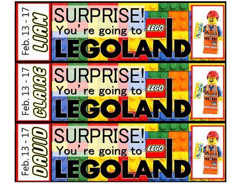 surprise youre   legoland  someones day extra magical