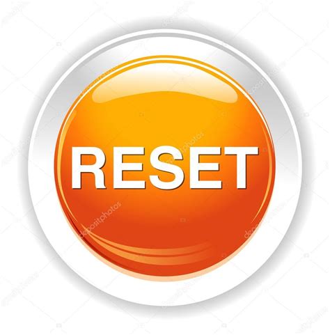 reset button icon stock vector image  csarahdesign