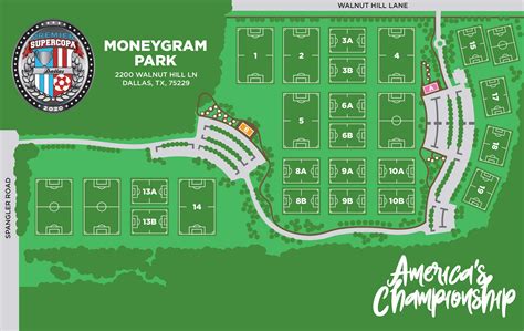 moneygram soccer park field map