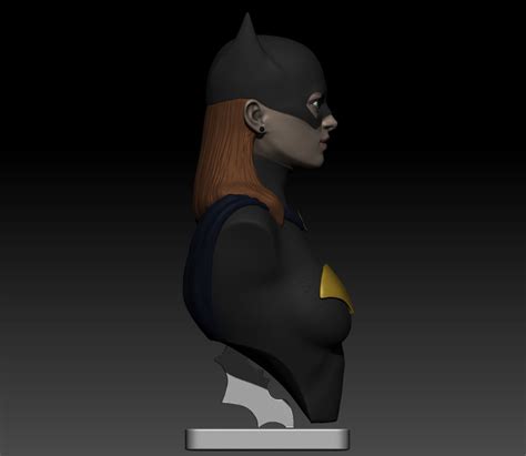 batgirl bust 3d model 3d printable cgtrader