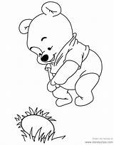 Easter Pooh Coloring2 Disneyclips sketch template