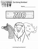 Zoo Kindergartenworksheets sketch template