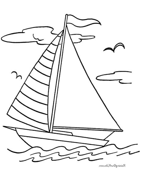 traditional fishing boat coloring pages kids play color beach
