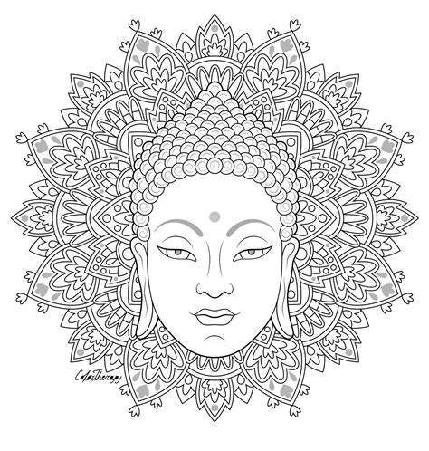 buddha mandala coloring pages viajesdeamor