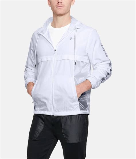 white zoomed windbreaker jacket jackets mens jackets
